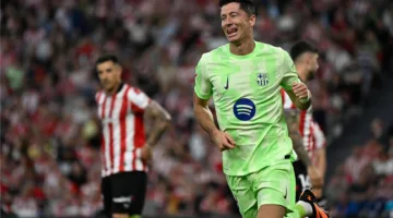 فيديو | ليلة مذهلة لليفاندوفسكي.. برشلونة ينهي موسم الدوري الإسباني بفوز ثلاثي على أتلتيك بلباو