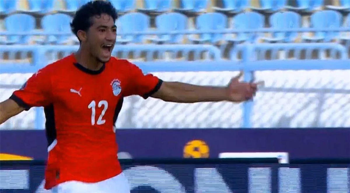 فيديو | مؤمن شريف يحرز الهدفين الأول والثاني لمصر ضد غانا