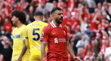 فيديو | محمد صلاح يحرز هدف التعادل لليفربول ضد كريستال بالاس