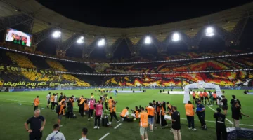فيديو – مشجعو الاتحاد يدخلون ملعب الجوهرة قبل مواجهة ضمك