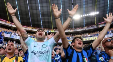 فيديو | مواجهات قوية بين مشجعي باريس سان جيرمان وإنتر ميلان قبل مباراة نهائي دوري أبطال أوروبا