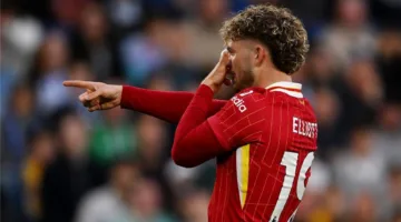 فيديو | هارفي إليوت يحرز الهدف الأول لليفربول في مواجهة برايتون