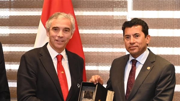 فيديو.. وزير الرياضة يشهد المؤتمر الصحفي للإعلان عن البطولات العربية والإفريقية للترايثلون بالجلالة