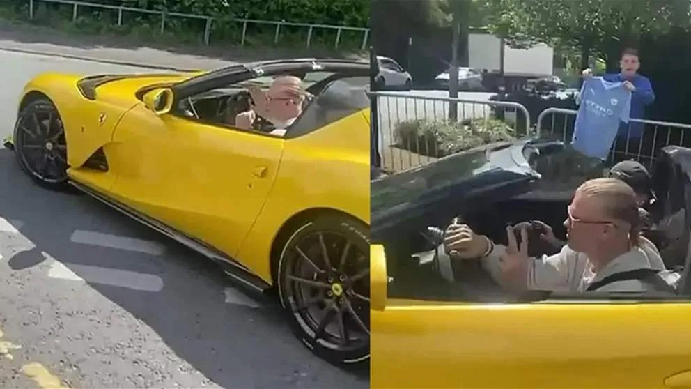 فيراري صفراء جديد مجموعة إيرلينغ هالاند