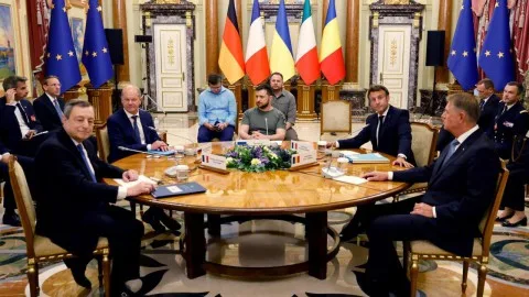 قادة أوروبيون يصلون إلى كييف تأكيدا للدعم في مواجهة روسيا