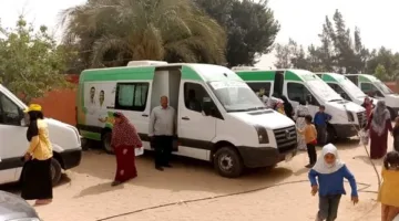 قافلة طبية تقدم خدمات صحية لـ1758 مواطنًا في قرية الوسطاني بدمياط