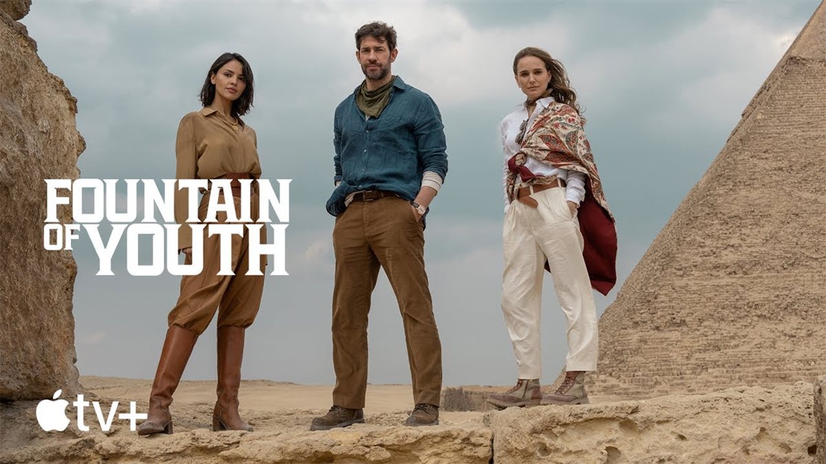 مشاهد من كواليس تصوير فيلم Fountain of Youth في أهرامات الجيزة