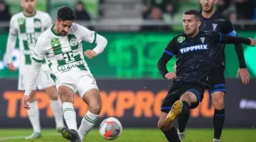 قبل الانتقال إلى الأهلي.. محمد علي بن رمضان يسجل فوزاً بالدوري المجري مع فرينكفاروسي