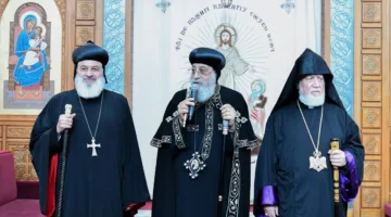 قداسة البابا يستقبل بطريرك السريان وكاثوليكوس الأرمن في مركز لوجوس
