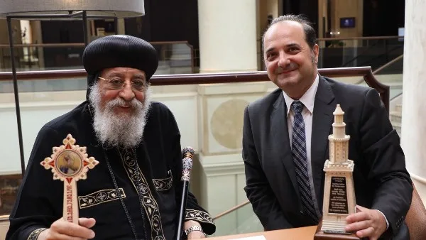 قداسة البابا يلتقي كبير باحثي معهد التاريخ الحديث في صربيا