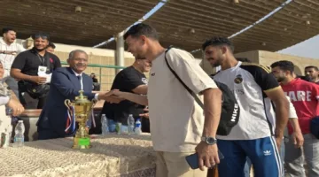 قسم علوم الرياضة للبنين يحقق المركز الأول في دوري كرة القدم بجامعة حلوان بمشاركة 400 طالب.