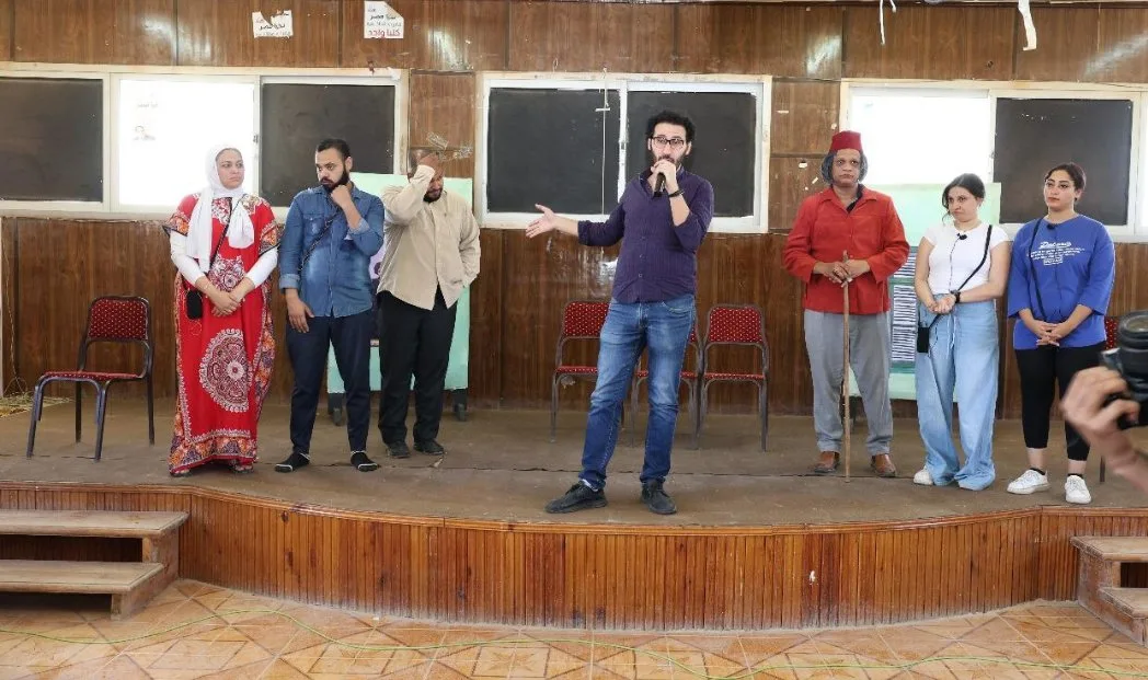 “قضايا المرأة” تنظم عرضًا مسرحيًا للتوعية بالصحة الإنجابية في الواحات البحرية “قضايا المرأة” تنظم عرضًا مسرحيًا للتوعية بالصحة الإنجابية في الواحات البحرية