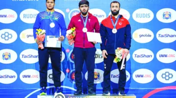 قطر تحقق الميدالية الذهبية في البطولة التصنيفية للمصارعة الرومانية