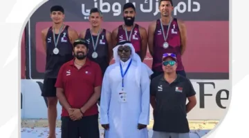 قطر تظفر بميداليتين فضية وبرونزية في بطولة غرب آسيا لكرة الطائرة الشاطئية