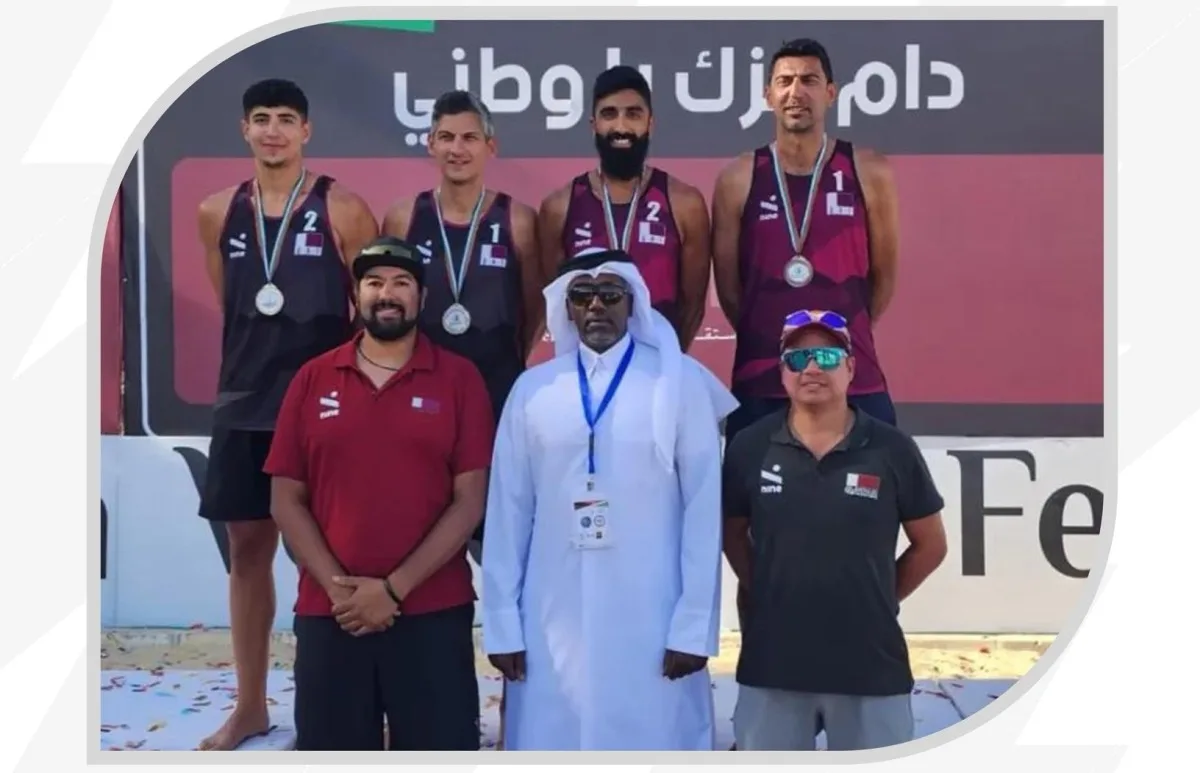 قطر تظفر بميداليتين فضية وبرونزية في بطولة غرب آسيا لكرة الطائرة الشاطئية قطر تظفر بميداليتين فضية وبرونزية في بطولة غرب آسيا لكرة الطائرة الشاطئية