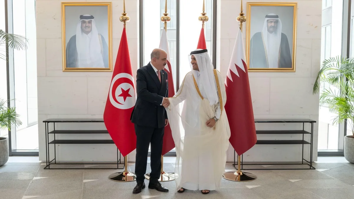 قطر وتونس تعبران عن دعمهما الكامل للشعب الفلسطيني قطر وتونس تعبران عن دعمهما الكامل للشعب الفلسطيني