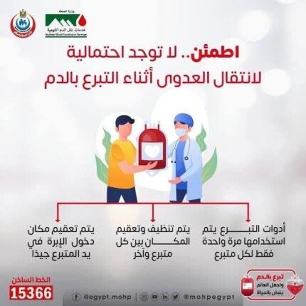 «قطرة دم.. حياة».. المنيا تواصل حملة التبرع بالدم دعماً للمستشفيات