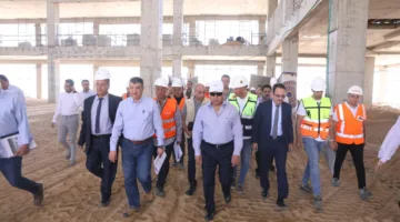 كامل الوزير يزور الخط الثاني للسكك الحديدية السريعة من القاهرة إلى المنيا