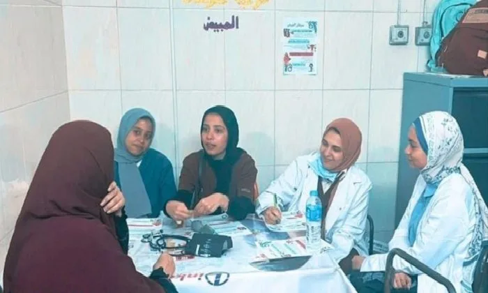 «كلية الطب في بنها» تنظم حملة توعية بمناسبة اليوم العالمي للتوعية بسرطان المبيض «كلية الطب في بنها» تنظم حملة توعية بمناسبة اليوم العالمي للتوعية بسرطان المبيض
