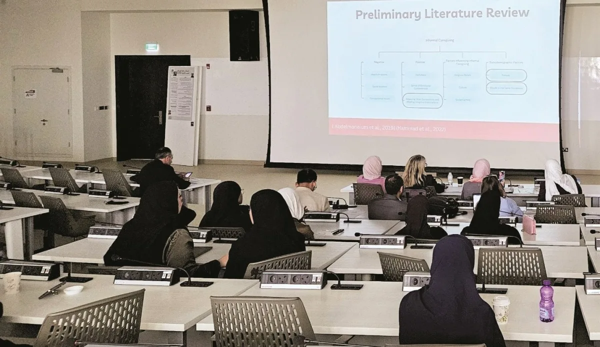 كلية العلوم الصحية في جامعة قطر تستعرض مشاريع التخرج كلية العلوم الصحية في جامعة قطر تستعرض مشاريع التخرج