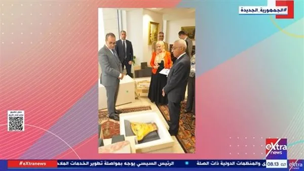 كنوز من التاريخ.. مصر تعيد 25 قطعة أثرية مسروقة من الخارج كنوز من التاريخ.. مصر تعيد 25 قطعة أثرية مسروقة من الخارج
