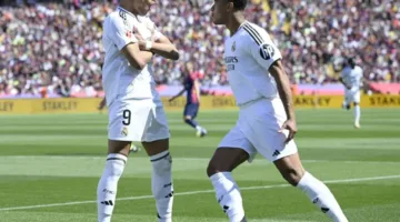 كيليان مبابي يحطم الرقم القياسي كأفضل هداف لريال مدريد في أول مواسمه بالدوري الإسباني