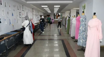 لأول مرة.. عرض أزياء طلابي يجسد هوية جامعة حلوان التكنولوجية