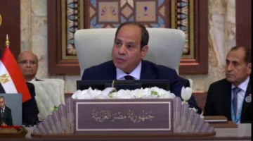“لا يمكن تحقيق السلام مع إسرائيل دون إقامة الدولة الفلسطينية” .. رسائل الرئيس السيسي في القمة العربية ببغداد