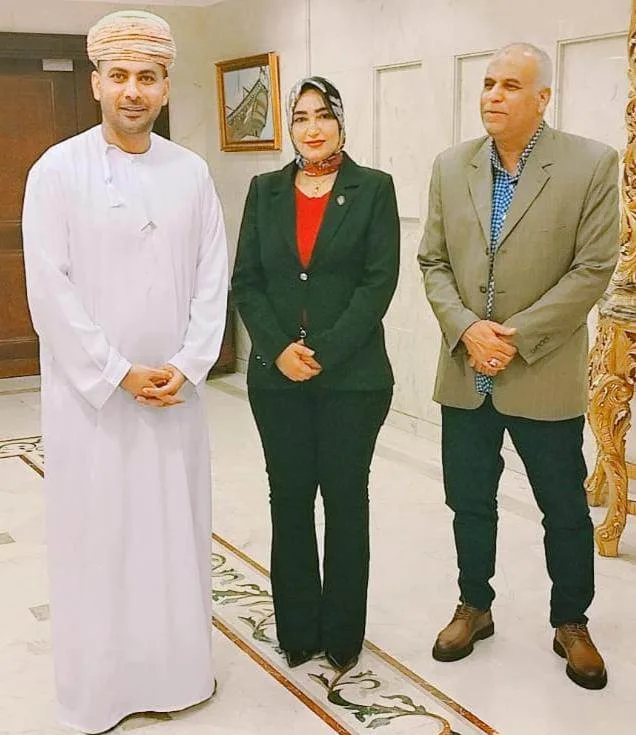 لبحث سبل التعاون.. وفد إدارة الوافدين بجامعة دمنهور في زيارة للسفارة العمانية