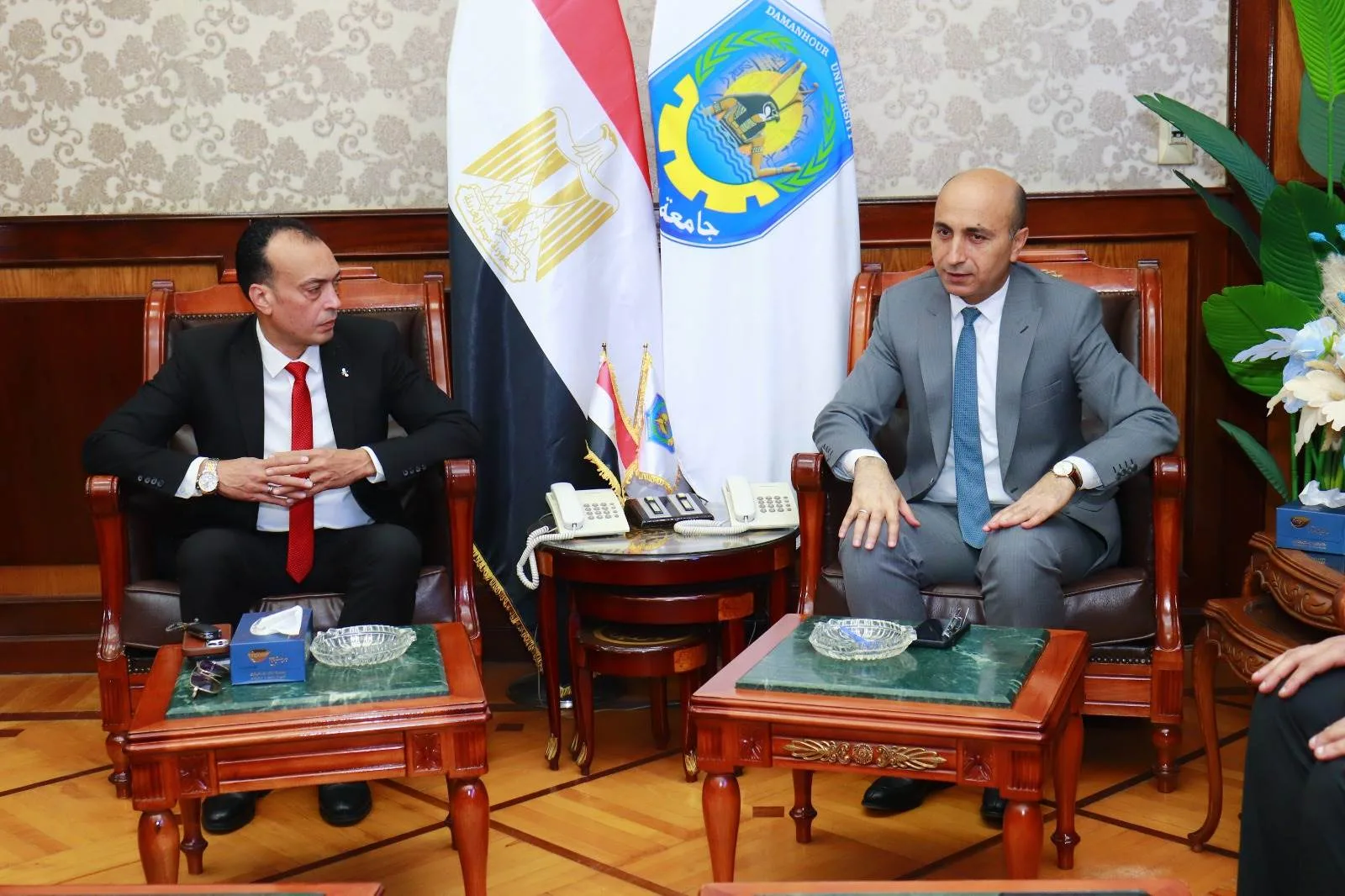 لتعزيز الشراكة المشتركة.. اتفاقية تعاون بين جامعة دمنهور ونادي الرياضات.