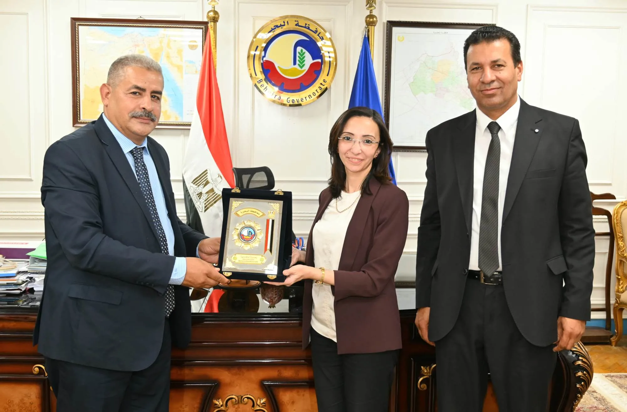 لتعزيز الشراكة ودعم الزراعة.. محافظ البحيرة تستقبل مدير الهيئة العامة للإصلاح الزراعي لتعزيز الشراكة ودعم الزراعة.. محافظ البحيرة تستقبل مدير الهيئة العامة للإصلاح الزراعي
