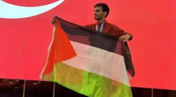 لتعزيز دعم فلسطين.. بطل الكونغ فو التركي يتبرع بميداليته الأوروبية في نهر النيل