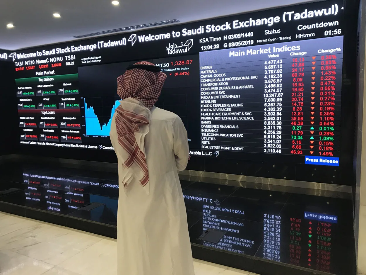 مؤشر بورصة السعودية فوق 11400 نقطة بعد نتائج أفضل من المتوقع لـ”أرامكو”