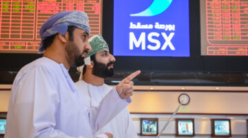 مؤشر بورصة مسقط يغلق منخفضًا بنسبة 0.07 بالمائة
