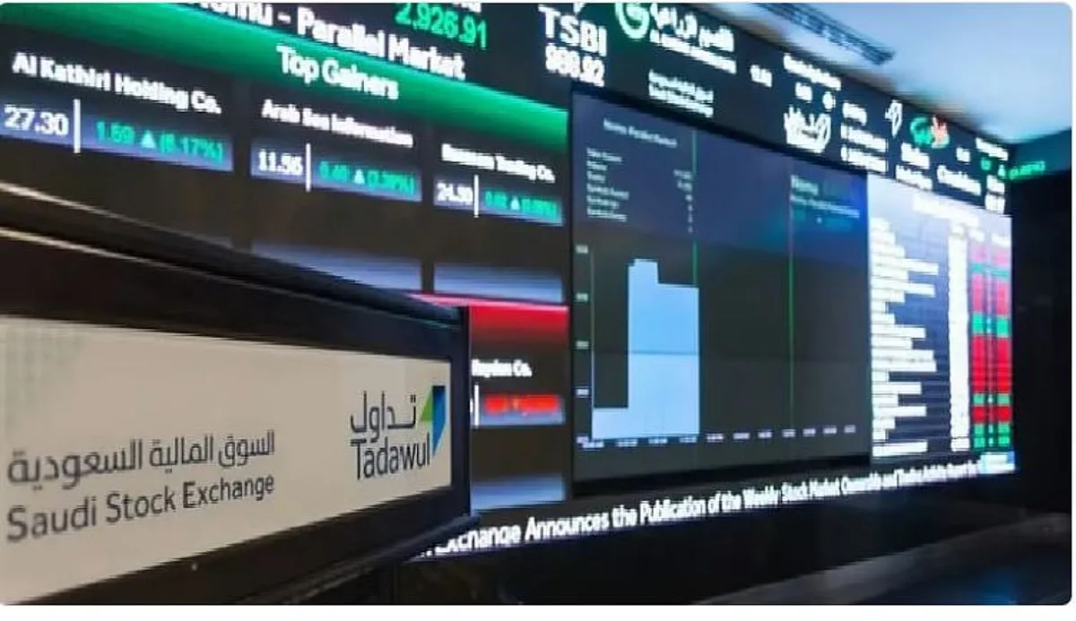 مؤشر سوق الأسهم السعودية يغلق بانخفاض بعد تداولات بقيمة 3.6 مليارات ريال مؤشر سوق الأسهم السعودية يغلق بانخفاض بعد تداولات بقيمة 3.6 مليارات ريال