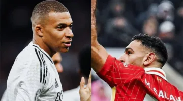 ما الذي يحتاجه محمد صلاح للفوز بالحذاء الذهبي الأوروبي بعد ثنائية مبابي؟