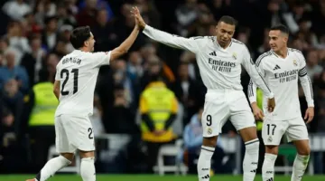 مبابي يتولى قيادة هجوم ريال مدريد في مواجهة سوسيداد ضمن الدوري الإسباني