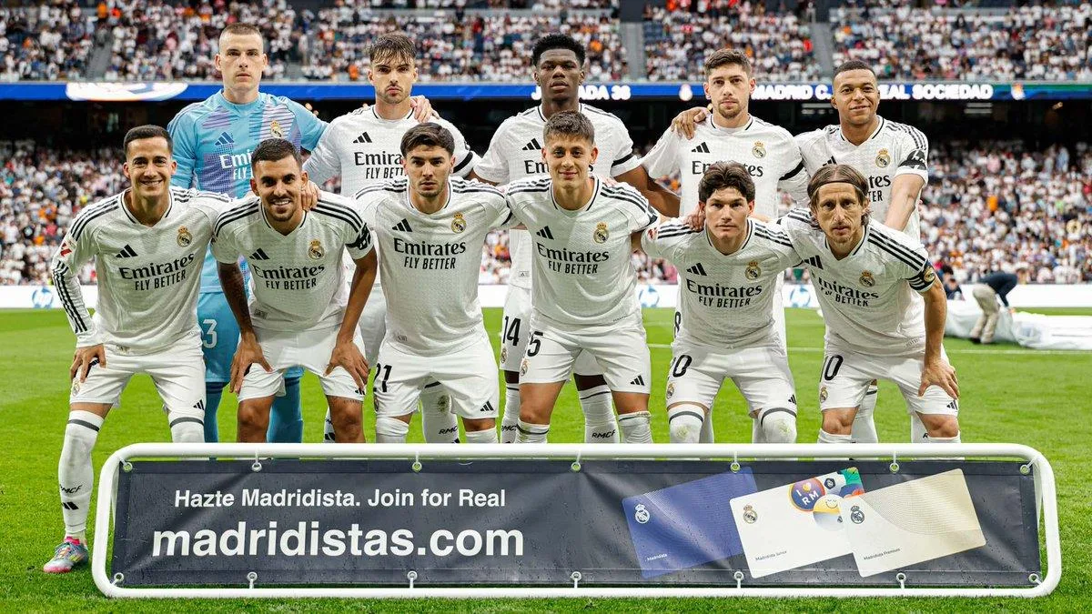 مبابي يحرز الهدف الأول لريال مدريد في مواجهة ريال سوسيداد مبابي يحرز الهدف الأول لريال مدريد في مواجهة ريال سوسيداد