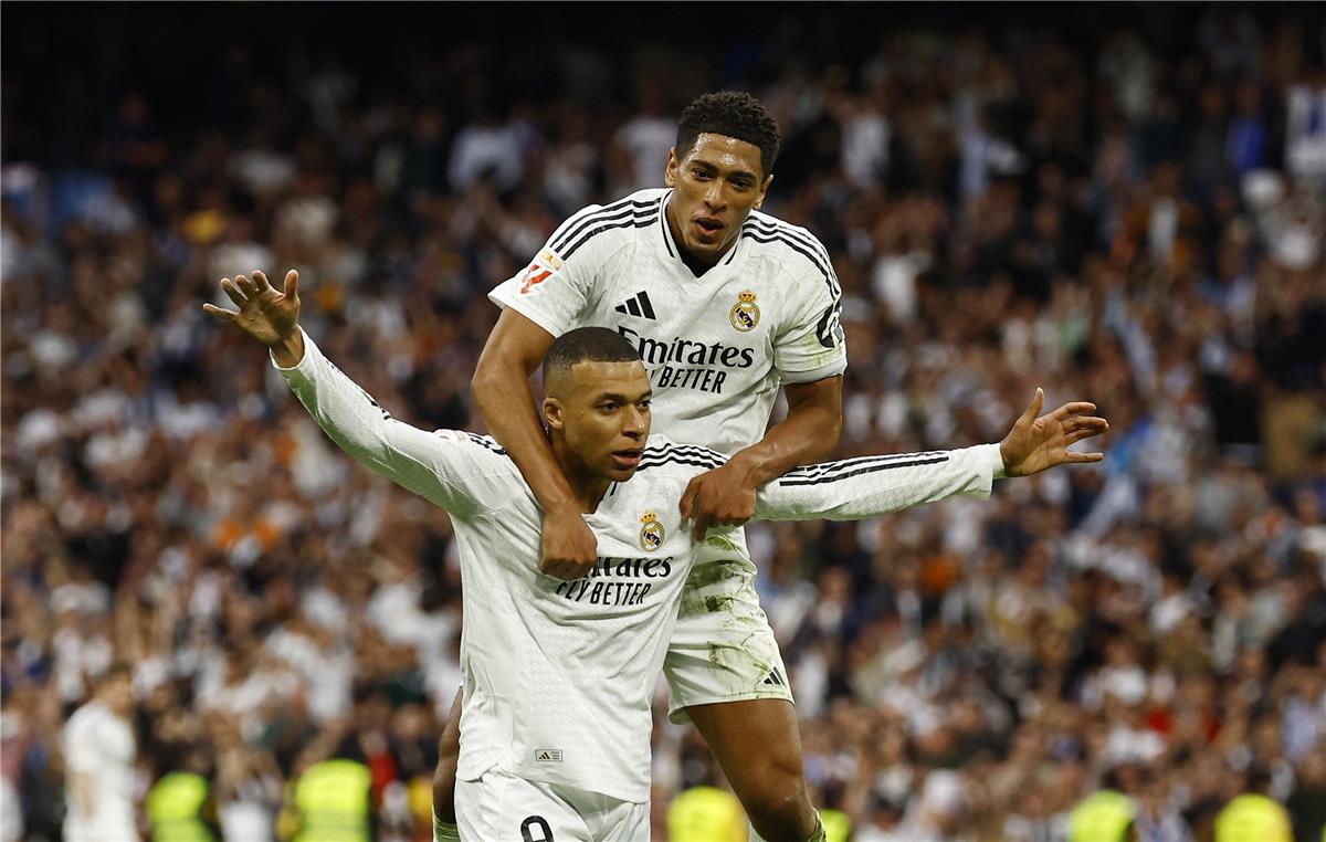 مبابي يسجل هدف ريال مدريد الثالث أمام سيلتا فيجو