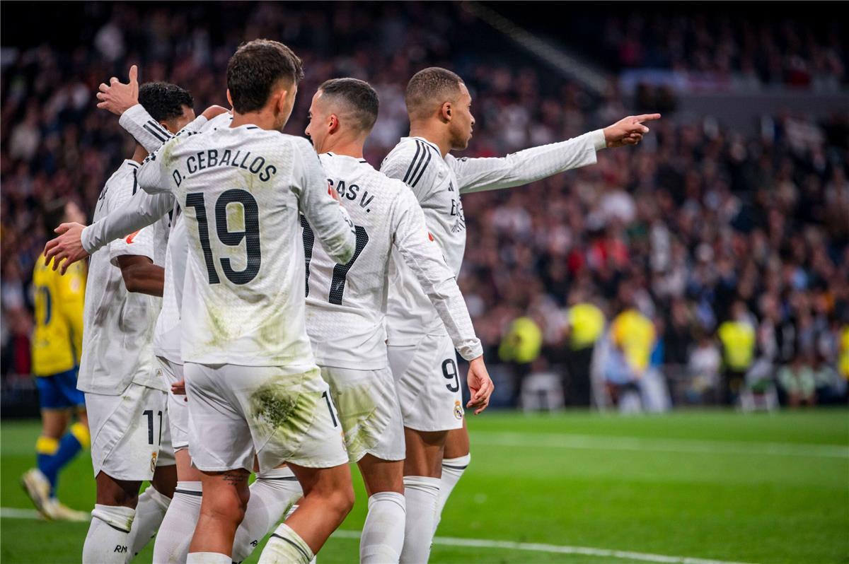 مبابي يسجل هدف ريال مدريد الثاني أمام سيلتا فيجو