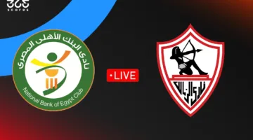 مباشر مباراة الزمالك ضد البنك الأهلي بالدوري المصري 2025