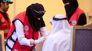 متطوعو منفذ جديدة عرعر: جهود متكاملة لخدمة الحجاج