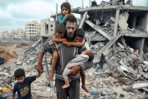 مجزرة جديدة.. الجيش الإسرائيلي يُعدم عائلة فلسطينية بأكملها بعد قصف عنيف استهدف عدة مناطق في قطاع غزة