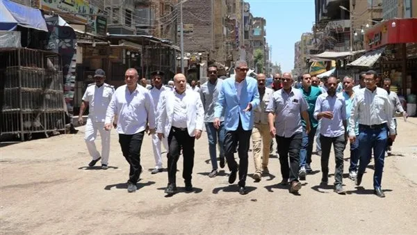 محافظ أسوان يزور شارع بورسعيد في كوم أمبو محافظ أسوان يزور شارع بورسعيد في كوم أمبو