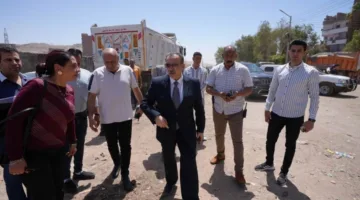 محافظ أسيوط: استبدال خط طرد الصرف الصحي المتكرر الأعطال بمحطة البركة