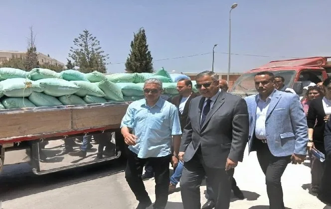محافظ الإسكندرية يتفقد صوامع الكينج مريوط ويشدد على تسهيل توريد الأقماح