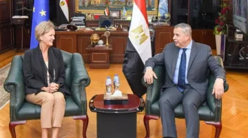 محافظ الإسكندرية يلتقي بسفيرة الاتحاد الأوروبي لبحث أوجه التعاون المشترك