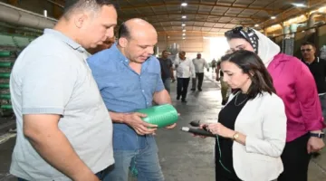 محافظ البحيرة يقوم بجولة تفقدية في مجموعة من المصانع بالمنطقة الصناعية في وادي النطرون