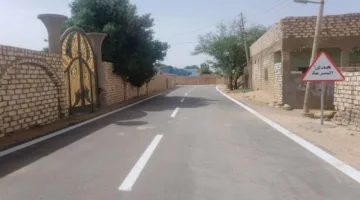محافظ الجيزة: إتمام رصف مجموعة من الطرق في الواحات البحرية