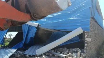محافظ الجيزة: تنفيذ إزالة 21 حالة بناء مخالف على الأراضي الزراعية وممتلكات الدولة في عدة مراكز